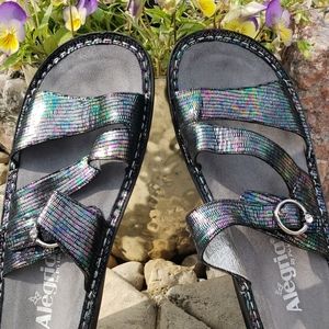 Women's Alegria leather sandals